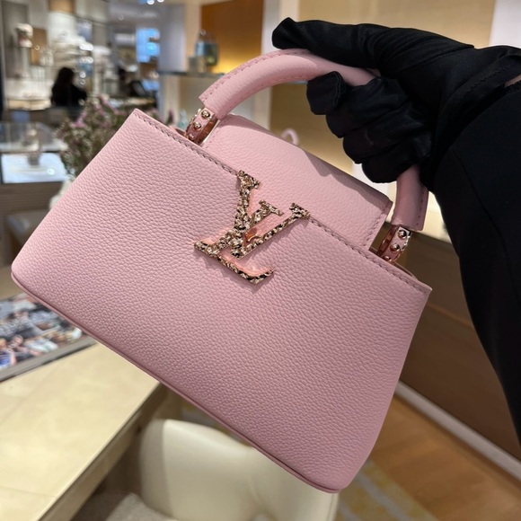 ❌ NOT AVAILABLE New Louis Vuitton East West Capucine with Rose Gold Hardware - Picture 1 of 1